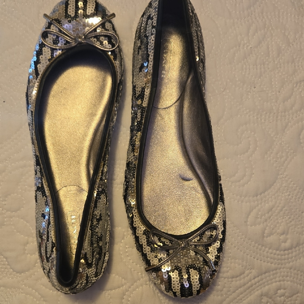 Sequin Ballet Flats